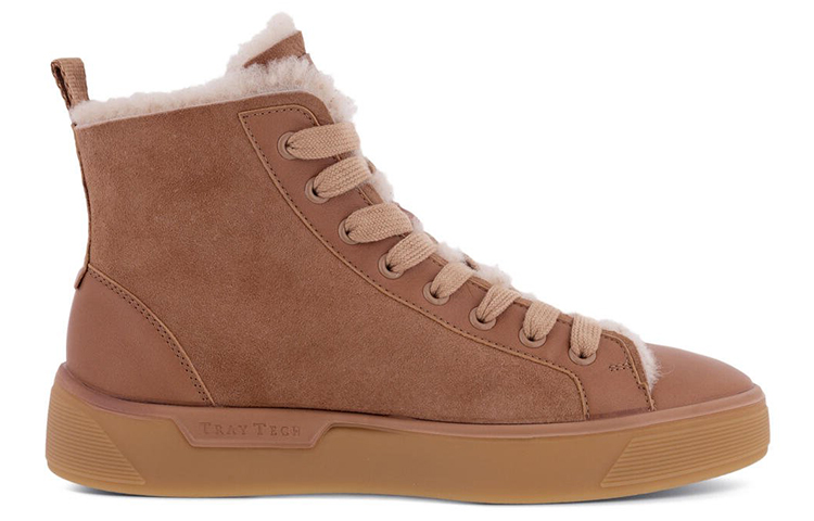 Order (Women) ECCO Street Tray 'Brown Wool-Lined Casual Boot' 29124360220