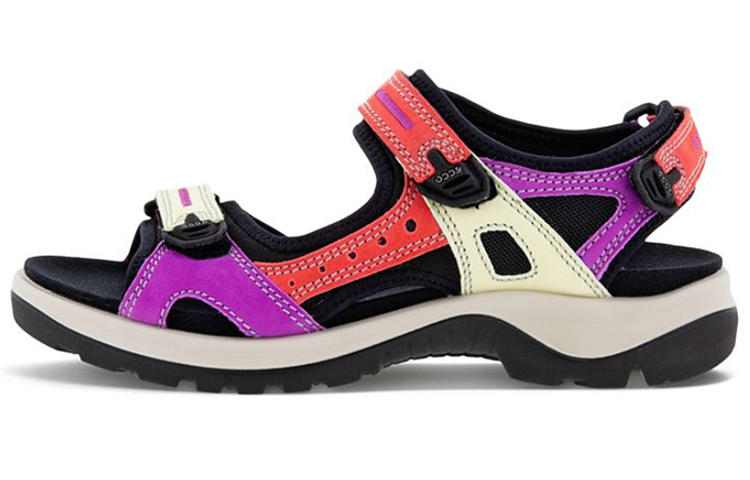 (Women) ECCO Trail Series Sandal 'Magic Tape Hibiscus Red' 82208351696