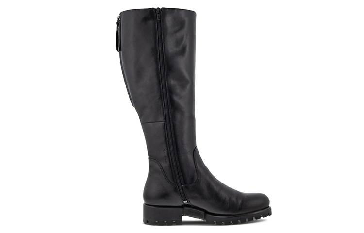 (W) ECCO Zip Fashion Versatile High-Top Boot 'Black' 圖 2