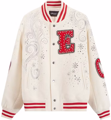 (Women) Ed Hardy FW24 White Rhinestone Graphic Baseball Jacket E1QDW326 Buy (Women) Ed Hardy FW24 White Rhinestone Graphic Baseball Jacket E1QDW326
