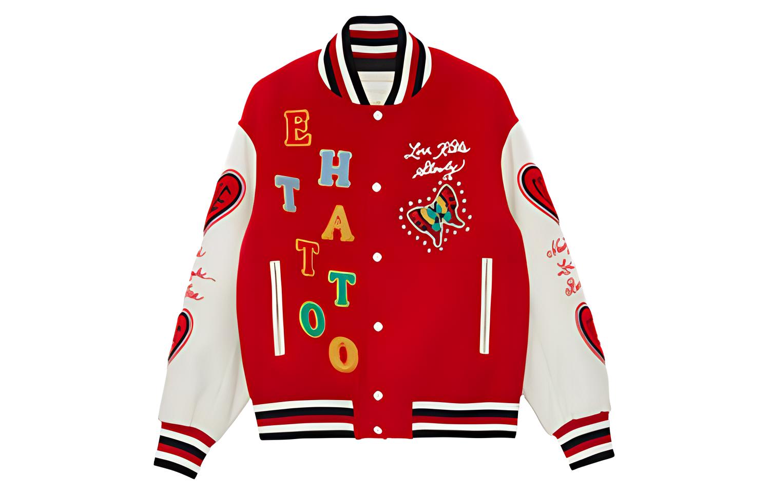(Women) Ed Hardy Red Heart Patch Logo Jacket E1ODW021