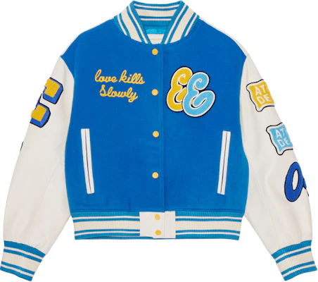 (Women) Ed Hardy Retro Loose-Fit Logo Baseball Jacket - Multicolor. E1PDW307 Buy (Women) Ed Hardy Retro Loose-Fit Logo Baseball Jacket - Multicolor. E1PDW307