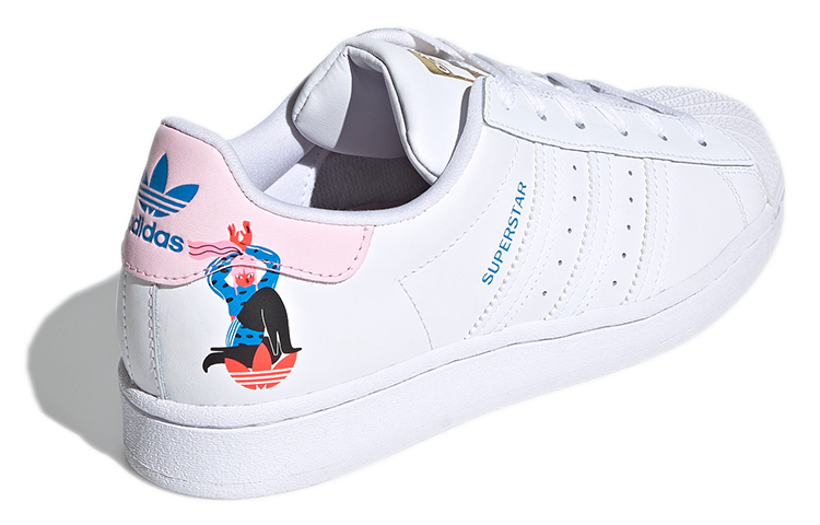 Shop (W) Egle Zvirblyte x adidas Superstar 'Putih Merah Jambu Jernih' Q47223