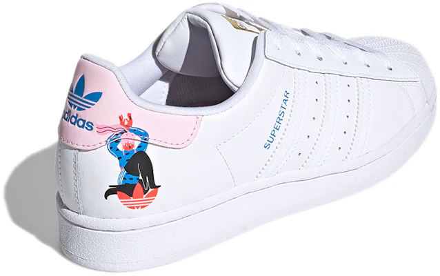 (W) Egle Zvirblyte x adidas Superstar 'Putih Merah Jambu Jernih' Q47223 Shop (W) Egle Zvirblyte x adidas Superstar 'Putih Merah Jambu Jernih' Q47223