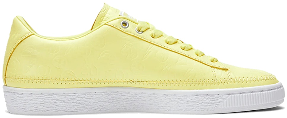 (W) Emoji x Puma Basket 'Sunny Lime' Sepatu Sneaker 380579-01 Order (W) Emoji x Puma Basket 'Sunny Lime' Sepatu Sneaker 380579-01