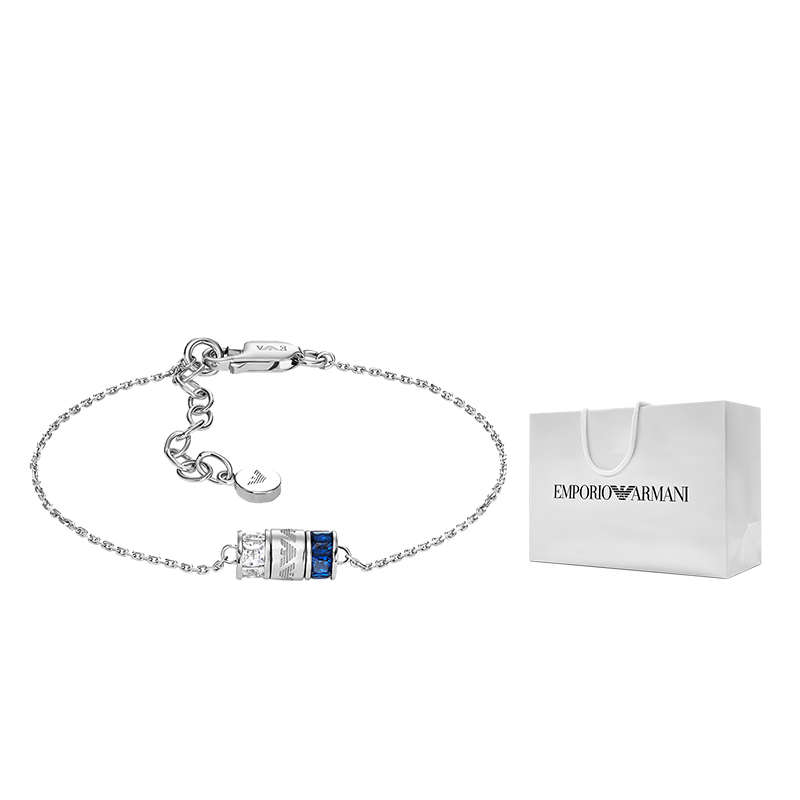 Lookbook (W) EMPORIO ARMANI Gelang Manik Perak 925 - Aksesori Fesyen Elegan. EG3580040