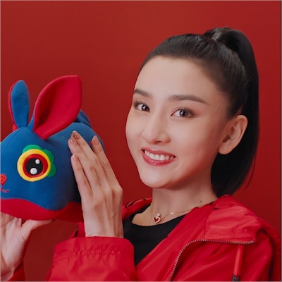 (Women) Emporio Armani 925 Silver Necklace Rose Gold with Red Crystal Bunny. EG3566221 Lookbook (Women) Emporio Armani 925 Silver Necklace Rose Gold with Red Crystal Bunny. EG3566221