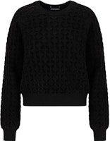 (Women) EMPORIO ARMANI Black Jacquard Knit Sweater FW22 Collection. 6L2MT22-M08Z1-F017 (Women) EMPORIO ARMANI Black Jacquard Knit Sweater FW22 Collection. 6L2MT22-M08Z1-F017