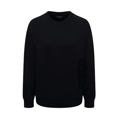 (Women) Emporio Armani Black Long Sleeve Crew Neck Sweatshirt 6K2M7N-2JRIZ-0999