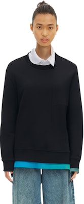 (Women) Emporio Armani Black Long Sleeve Crew Neck Sweatshirt 6K2M7N-2JRIZ-0999 Lookbook (Women) Emporio Armani Black Long Sleeve Crew Neck Sweatshirt 6K2M7N-2JRIZ-0999
