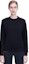 Shop (Women) Emporio Armani Black Long Sleeve Crew Neck Sweatshirt 6K2M7N-2JRIZ-0999