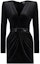 Order (W) エンポリオ アルマーニ ブラック 長袖 ディープVネック ドレス 6L2A8S2-JW4Z1-0999