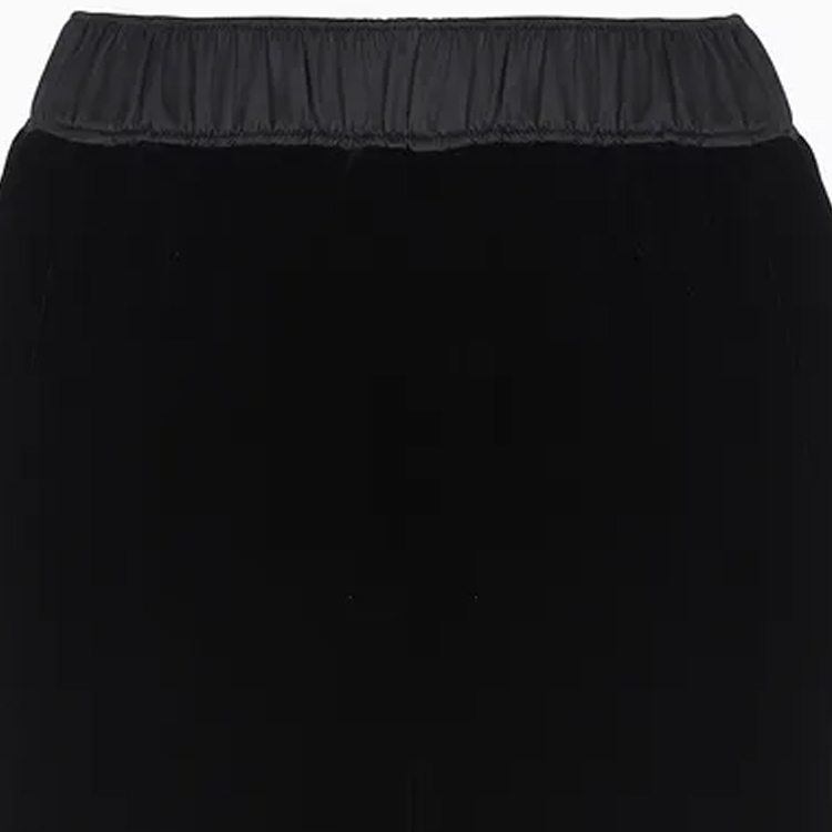 (Women) Emporio Armani  Black Pleated Straight-Leg Casual Pants. H4NP2E-E2802-1999 圖 3