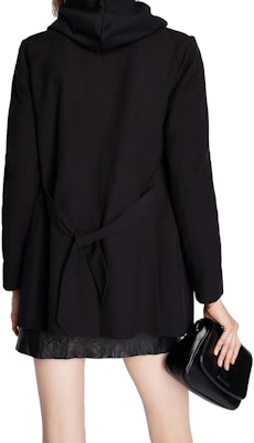 (W) Emporio Armani 黑色單扣西裝外套,帶翻領設計。 3RYG16Y-N7GZ1-1200 Shop (W) Emporio Armani 黑色單扣西裝外套,帶翻領設計。 3RYG16Y-N7GZ1-1200