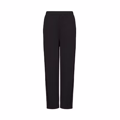 (Women) EMPORIO ARMANI Black Straight-Leg Pants with Rhinestone SS23. 3R2P7H-2JVLZ-0999