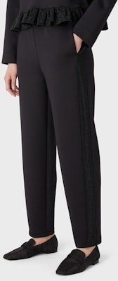 (Women) EMPORIO ARMANI Black Straight-Leg Pants with Rhinestone SS23. 3R2P7H-2JVLZ-0999 Purchase (Women) EMPORIO ARMANI Black Straight-Leg Pants with Rhinestone SS23. 3R2P7H-2JVLZ-0999