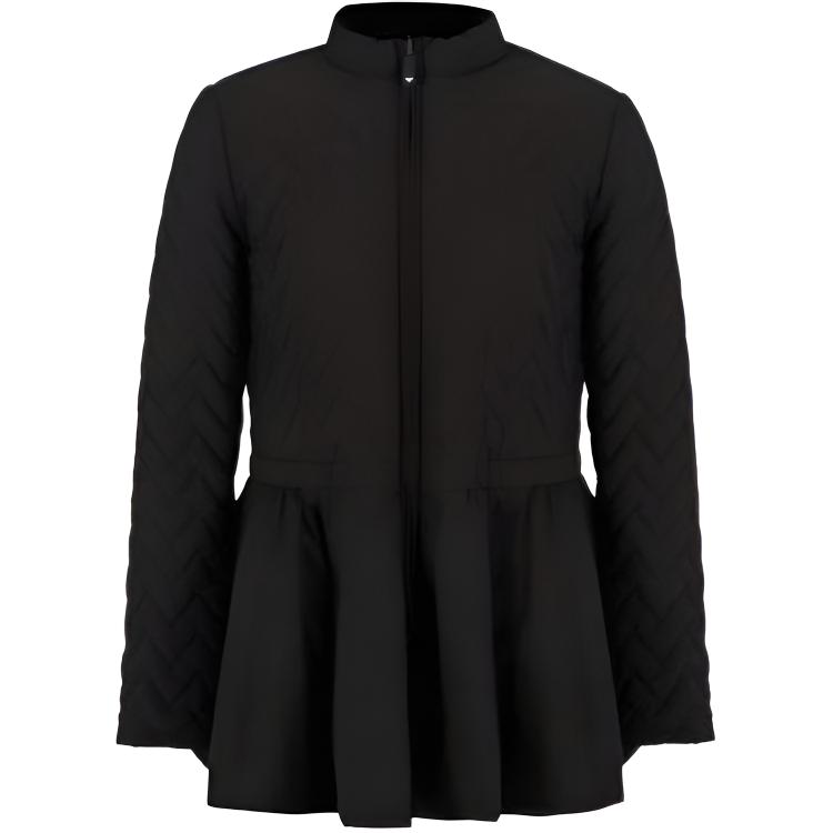 (Women) Emporio Armani  Black Windproof Half-Zip Reversible Jacket. 6R2B812-NFFZ1-0999