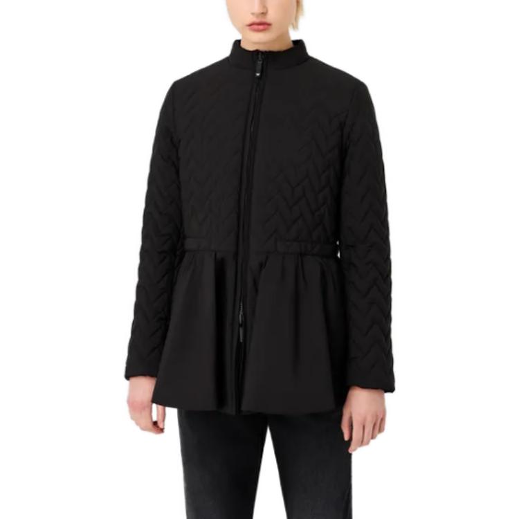 Purchase (W) エンポリオアルマーニ ブラック 防風ハーフジップ リバーシブルジャケット 6R2B812-NFFZ1-0999