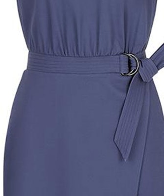 (Women) Emporio Armani Blue Cinched Waist Short Sleeve Dress SS22. INA1TT-I9923-901 Details for (Women) Emporio Armani Blue Cinched Waist Short Sleeve Dress SS22. INA1TT-I9923-901