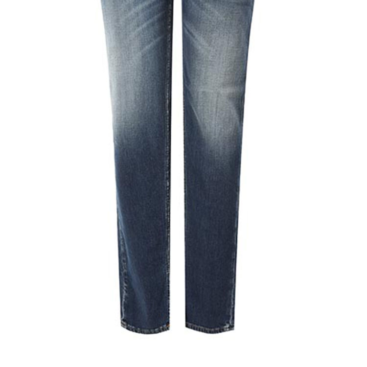 (Women) Emporio Armani  Blue Mid-Rise Straight-Leg Washed Denim Jeans 3L1J75-1DK1Z-0942 圖 7