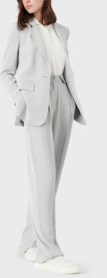 (W) Emporio Armani 人字紋灰色剪裁長褲 INP40T-I2120-1010 Lookbook (W) Emporio Armani 人字紋灰色剪裁長褲 INP40T-I2120-1010