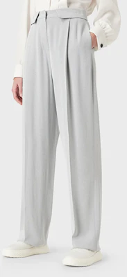 (W) Emporio Armani 人字紋灰色剪裁長褲 INP40T-I2120-1010 Shop (W) Emporio Armani 人字紋灰色剪裁長褲 INP40T-I2120-1010