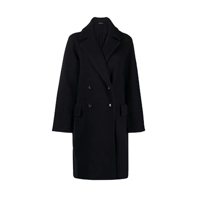 (Women) Emporio Armani Double-Breasted Navy Blue Coat FW22. 6L2LT2-2M06Z-0926