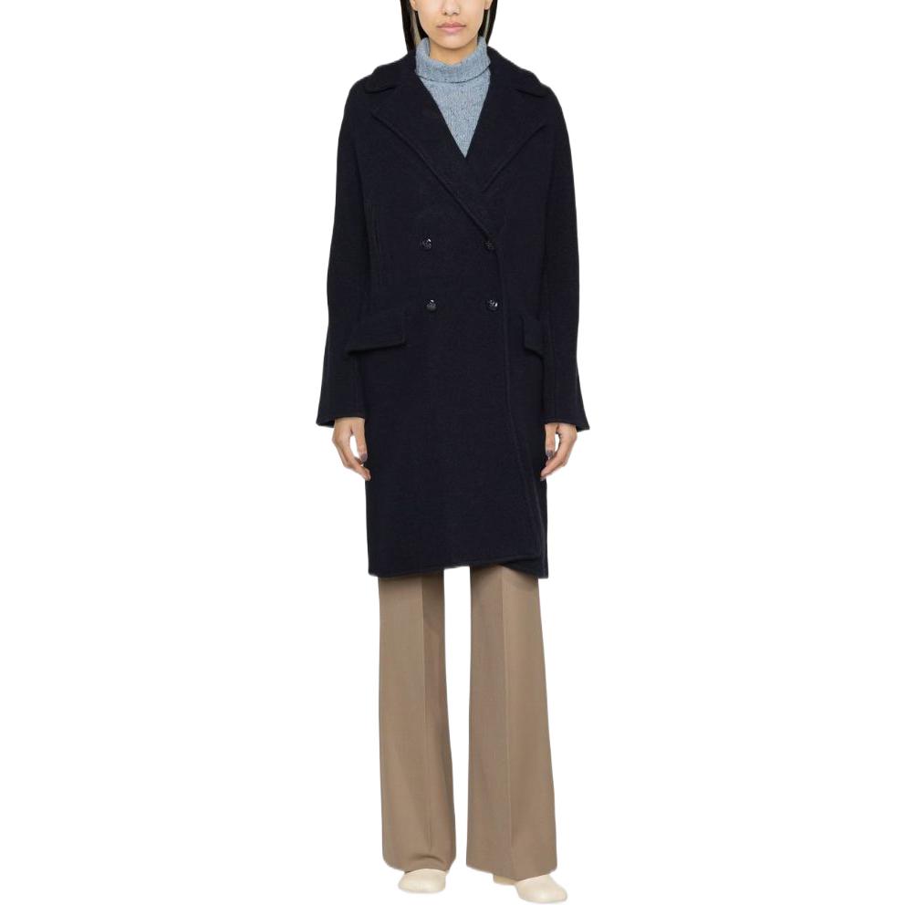 Lookbook (W) Emporio Armani 雙排扣海軍藍大衣 FW22 6L2LT2-2M06Z-0926