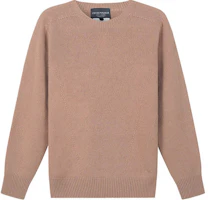 (Women) EMPORIO ARMANI FW22 Solid Color Crewneck Cashmere Sweater Beige. 8N2MW3-2MA1Z-0137 (Women) EMPORIO ARMANI FW22 Solid Color Crewneck Cashmere Sweater Beige. 8N2MW3-2MA1Z-0137