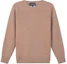 Order (Women) EMPORIO ARMANI FW22 Solid Color Crewneck Cashmere Sweater Beige. 8N2MW3-2MA1Z-0137