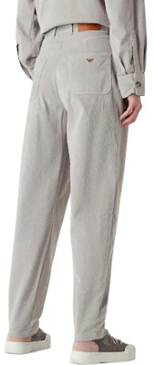 (Women) Emporio Armani Grey Mid-Rise Tapered Casual Pants. 6R2J4A-2NS0Z-0637 Shop (Women) Emporio Armani Grey Mid-Rise Tapered Casual Pants. 6R2J4A-2NS0Z-0637