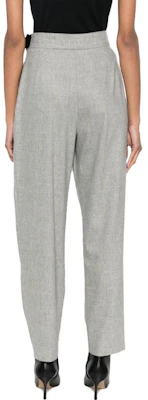 (W) Celana Kasual Abu Tapered Emporio Armani dengan Lipatan Warna Campuran. H4NP38-E2109-630 Shop (W) Celana Kasual Abu Tapered Emporio Armani dengan Lipatan Warna Campuran. H4NP38-E2109-630