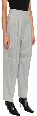 (W) Celana Kasual Abu Tapered Emporio Armani dengan Lipatan Warna Campuran. H4NP38-E2109-630 Purchase (W) Celana Kasual Abu Tapered Emporio Armani dengan Lipatan Warna Campuran. H4NP38-E2109-630