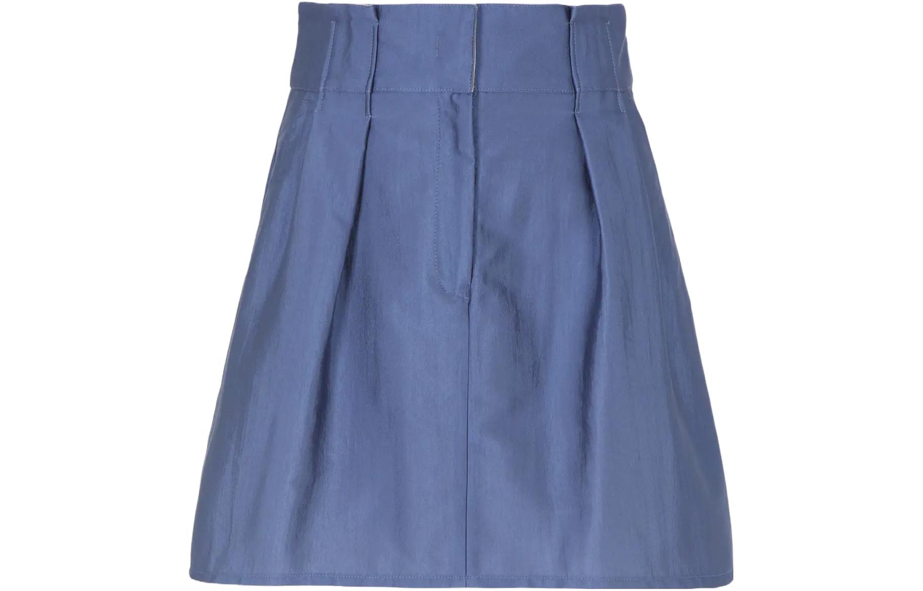 Order (W) Falda Casual Acampanada de Talle Alto Emporio Armani Azul Oscuro FW23. 6R2N65-2NQ5Z-0736