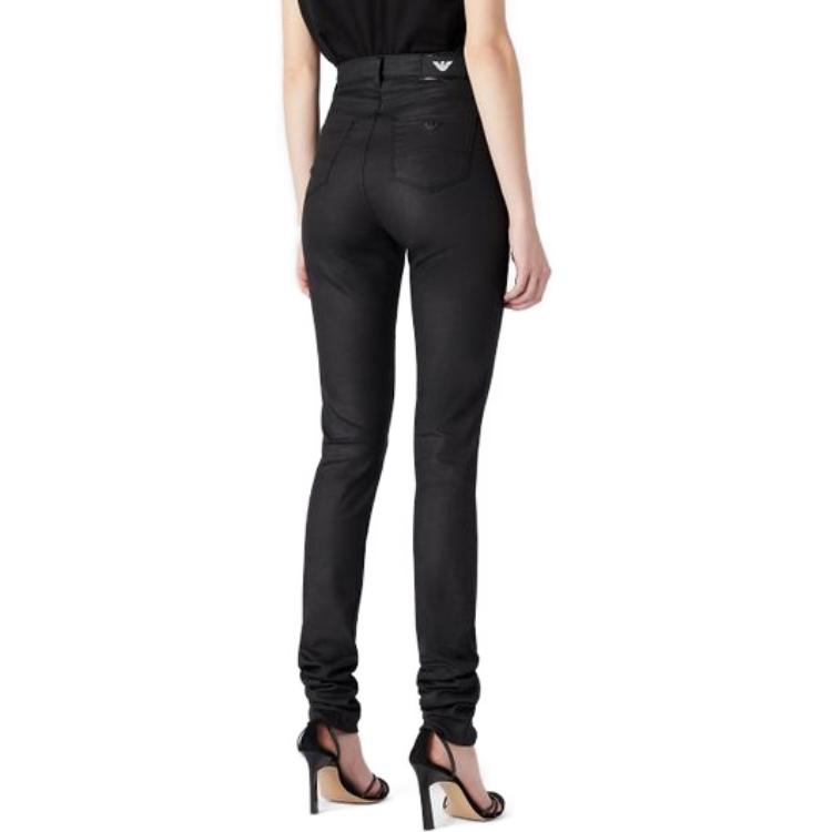 (Women) Emporio Armani  High-Waisted Slim Black Jeans. 6R2J9B2D-AZZ1-0005 圖 4