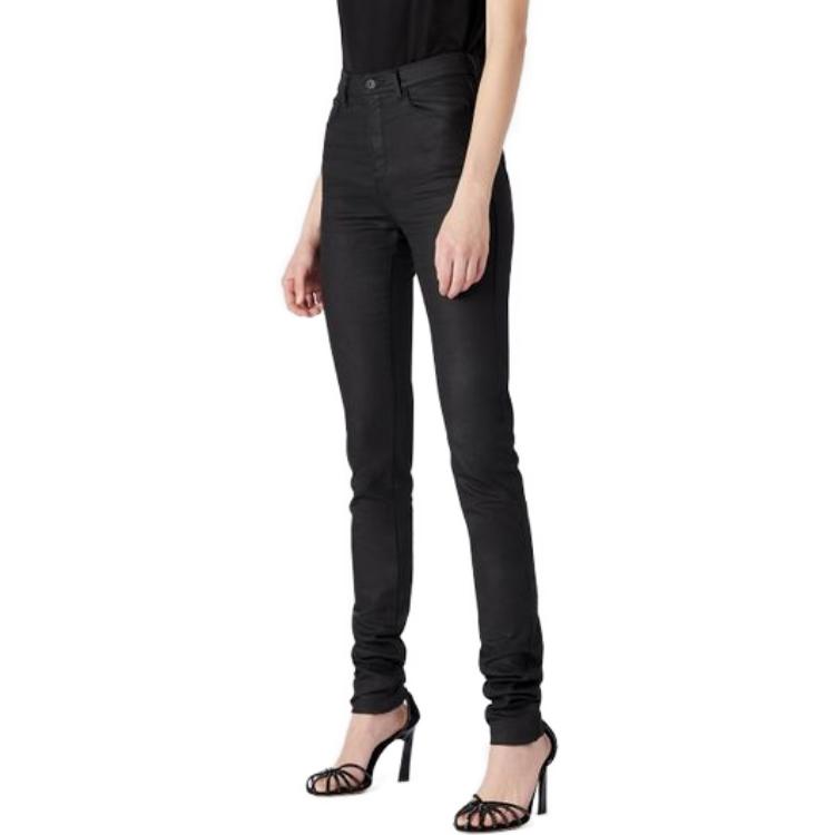 (Women) Emporio Armani  High-Waisted Slim Black Jeans. 6R2J9B2D-AZZ1-0005 圖 5