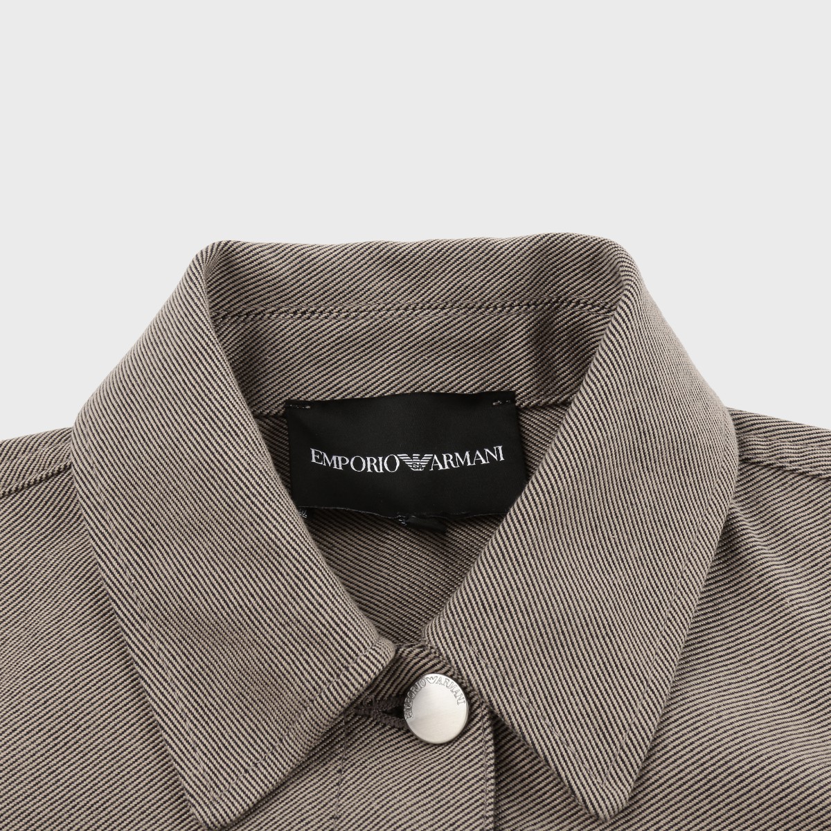 (Women) Emporio Armani  Light Brown Single-Breasted Jacket with Logo Design. 6L2B85-2NG4Z-0477 圖 5