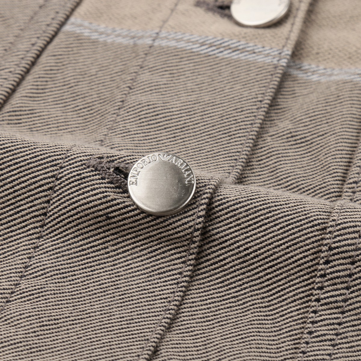 (Women) Emporio Armani  Light Brown Single-Breasted Jacket with Logo Design. 6L2B85-2NG4Z-0477 圖 6