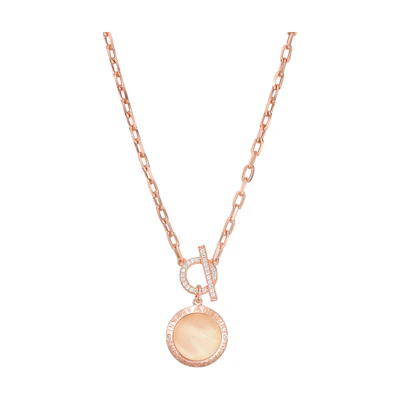 (Women) Emporio Armani Luxury 925 Silver Necklace with Diamond Pendant. EG3562221