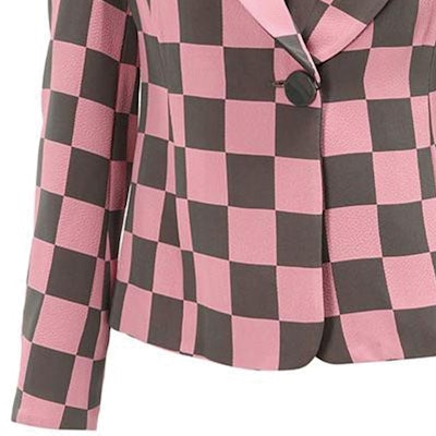 (W) Emporio Armani Blazer Kotak Berwarna, Lengan Panjang, Single-Button. 9NG12T-92106-013 Sizing (W) Emporio Armani Blazer Kotak Berwarna, Lengan Panjang, Single-Button. 9NG12T-92106-013