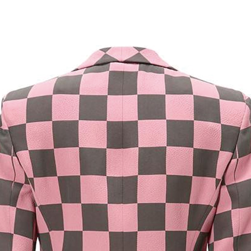 Cheap (W) Emporio Armani Blazer Kotak Berwarna, Lengan Panjang, Single-Button. 9NG12T-92106-013