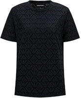 (Women) Emporio Armani Navy Blue Logo Cutout Crewneck T-Shirt SS24 3D2T7Q-2JMAZ-0927 (Women) Emporio Armani Navy Blue Logo Cutout Crewneck T-Shirt SS24 3D2T7Q-2JMAZ-0927