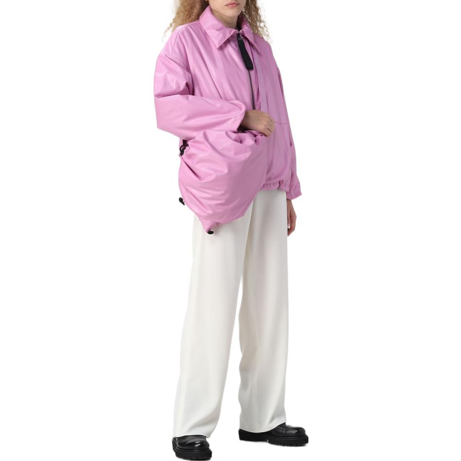 (Women) Emporio Armani  Pink Jacket with Detachable Hood and Zipper Closure. 6L2B72-2NISZ-0325 圖 4