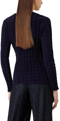 (W) エンポリオ アルマーニ パープル Vネック 長袖 ニット セーター. 3R2MYA-2MB1Z-10820 Shop (W) エンポリオ アルマーニ パープル Vネック 長袖 ニット セーター. 3R2MYA-2MB1Z-10820