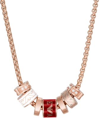 (W) Emporio Armani Kalung Loket Manik Merah Kristal - Keluli Tahan Karat. EGS2933221 Order (W) Emporio Armani Kalung Loket Manik Merah Kristal - Keluli Tahan Karat. EGS2933221