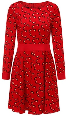 (Women) Emporio Armani Red Floral Print Tie-Waist Long Sleeve Casual Dress 5NA1CT-52520-013 Order (Women) Emporio Armani Red Floral Print Tie-Waist Long Sleeve Casual Dress 5NA1CT-52520-013