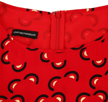 (Women) Emporio Armani Red Floral Print Tie-Waist Long Sleeve Casual Dress 5NA1CT-52520-013 Shop (Women) Emporio Armani Red Floral Print Tie-Waist Long Sleeve Casual Dress 5NA1CT-52520-013