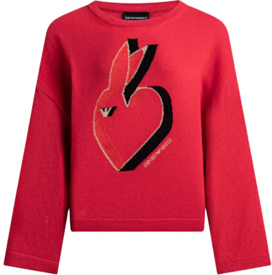 (W) 엠포리오 아르마니 레드 래빗 크루넥 니트 긴팔 스웨터 3R2MWY-2M74Z-0334 Order (W) 엠포리오 아르마니 레드 래빗 크루넥 니트 긴팔 스웨터 3R2MWY-2M74Z-0334
