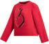 Shop (W) 엠포리오 아르마니 레드 래빗 크루넥 니트 긴팔 스웨터 3R2MWY-2M74Z-0334