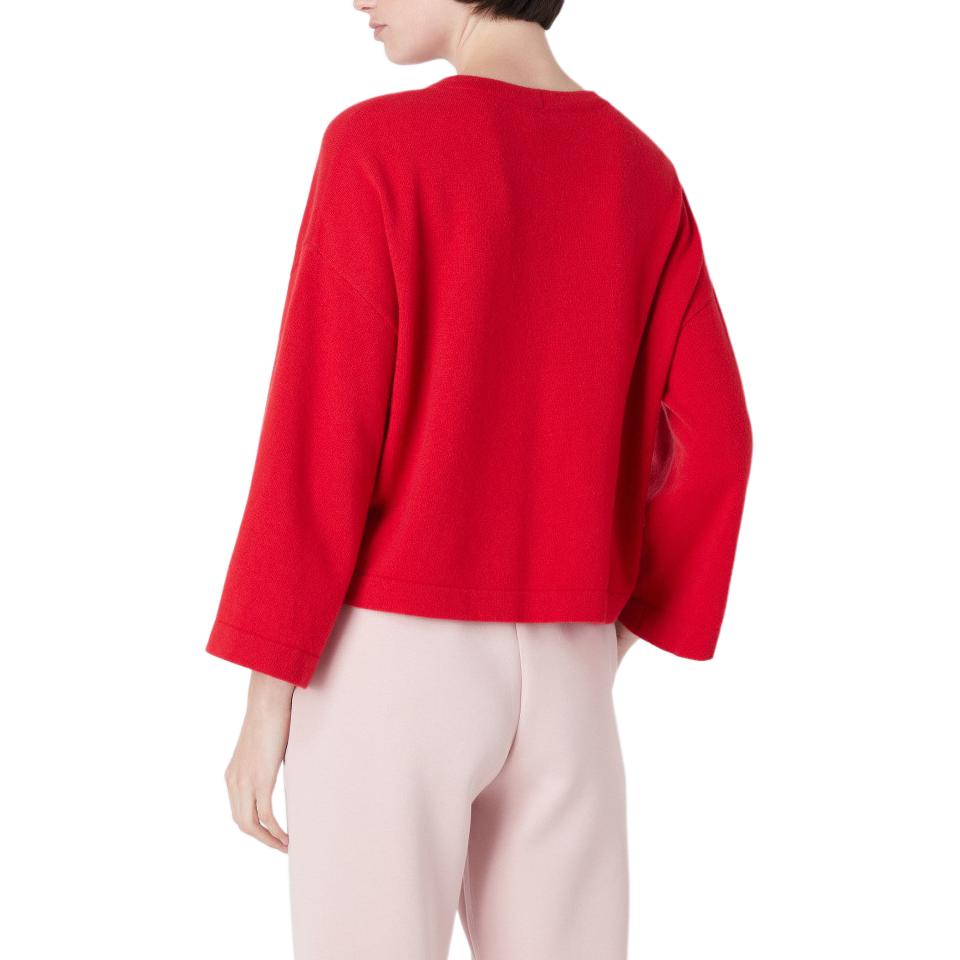 (Women) EMPORIO ARMANI  Red Rabbit Crewneck Knit Long Sleeve Sweater 3R2MWY-2M74Z-0334 圖 5